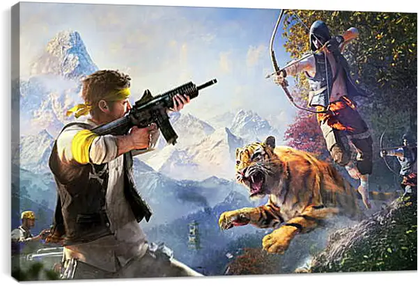 Постер на подрамнике - Far Cry 4 Постер на подрамнике - Far Cry 4