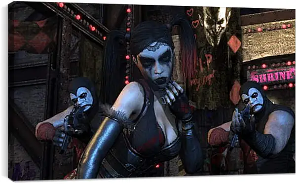 Постер на подрамнике - Batman: Arkham City Постер на подрамнике - Batman: Arkham City
