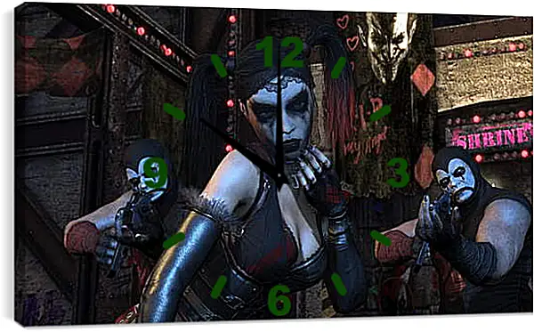 Часы картина - Batman: Arkham City Часы картина - Batman: Arkham City