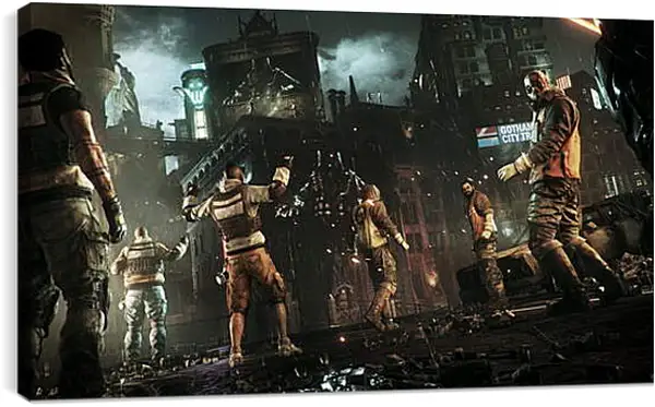 Постер на подрамнике - Batman: Arkham Knight Постер на подрамнике - Batman: Arkham Knight