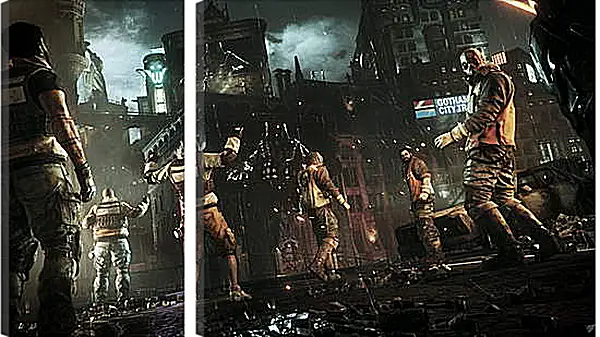 Модульная картина - Batman: Arkham Knight Модульная картина - Batman: Arkham Knight