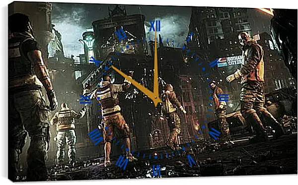 Часы картина - Batman: Arkham Knight Часы картина - Batman: Arkham Knight