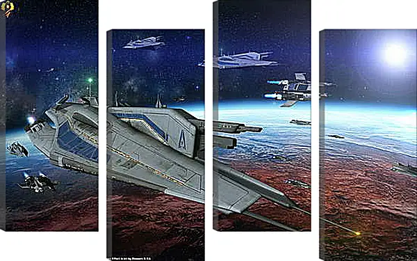 Модульная картина - Mass Effect 3 Модульная картина - Mass Effect 3