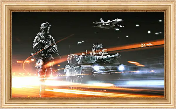 Картина в раме - Battlefield 3 Картина в раме - Battlefield 3