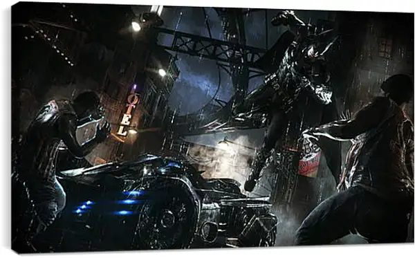 Постер на подрамнике - Batman: Arkham Knight Постер на подрамнике - Batman: Arkham Knight