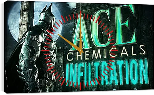 Часы картина - Batman: Arkham Knight Часы картина - Batman: Arkham Knight