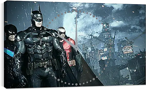 Часы картина - Batman: Arkham Knight Часы картина - Batman: Arkham Knight