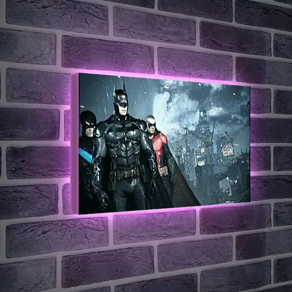 Лайтбокс световая панель - Batman: Arkham Knight Лайтбокс световая панель - Batman: Arkham Knight