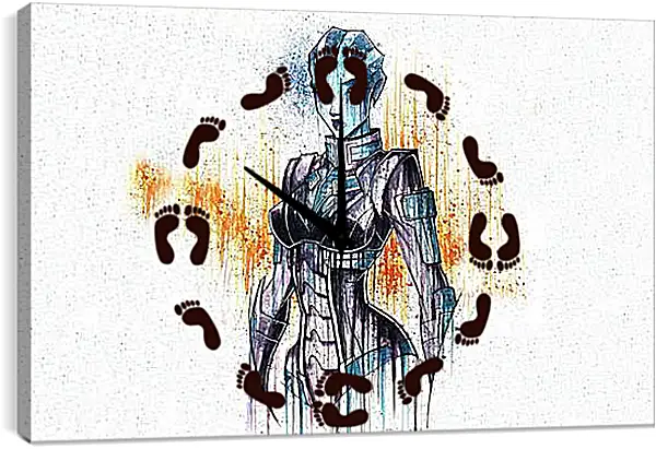 Часы картина - Mass Effect Часы картина - Mass Effect