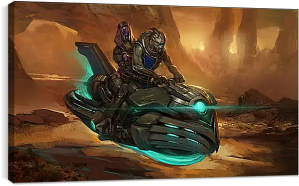 Постер на подрамнике - Mass Effect Постер на подрамнике - Mass Effect