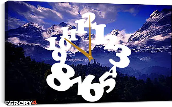 Часы картина - Far Cry 4 Часы картина - Far Cry 4