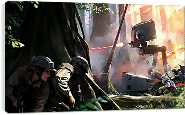 Постер на подрамнике - Star Wars Battlefront Постер на подрамнике - Star Wars Battlefront