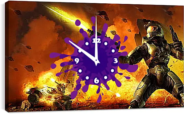 Часы картина - Halo 2 Часы картина - Halo 2