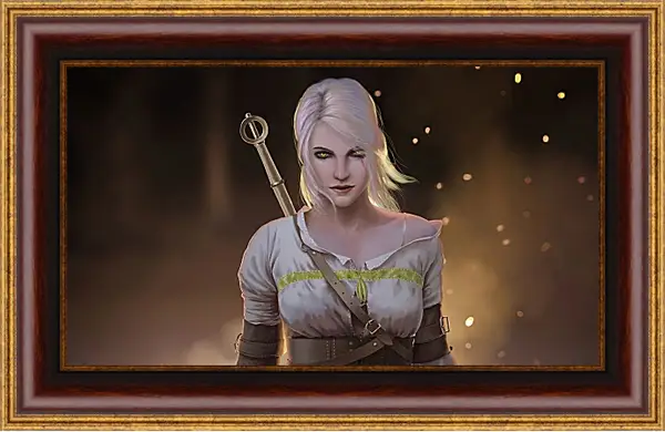 Картина в раме - The Witcher (Ведьмак), ласточка Цири Картина в раме - The Witcher (Ведьмак), ласточка Цири