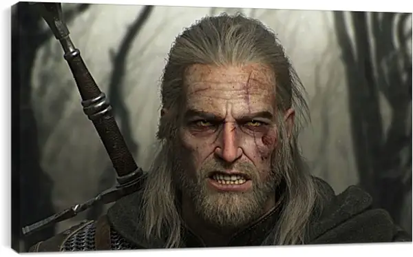 Постер на подрамнике - The Witcher (Ведьмак), Геральт, мясник из Блавикена Постер на подрамнике - The Witcher (Ведьмак), Геральт, мясник из Блавикена