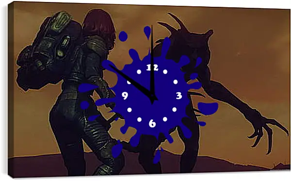 Часы картина - Fallout Часы картина - Fallout