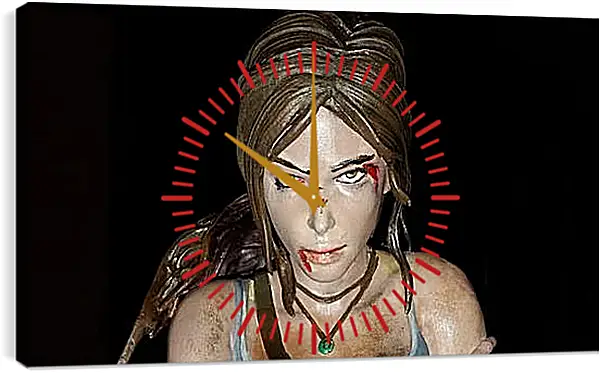 Часы картина - Tomb Raider Часы картина - Tomb Raider