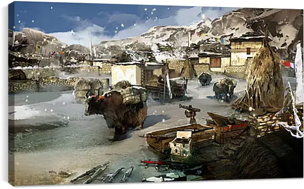 Постер на подрамнике - Far Cry 4 Постер на подрамнике - Far Cry 4