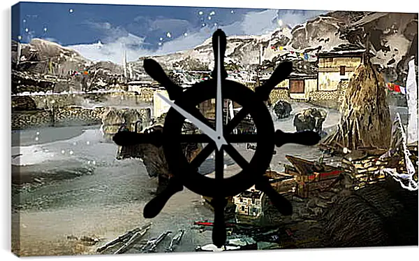 Часы картина - Far Cry 4 Часы картина - Far Cry 4