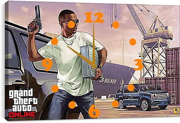 Часы картина - Grand Theft Auto V Часы картина - Grand Theft Auto V