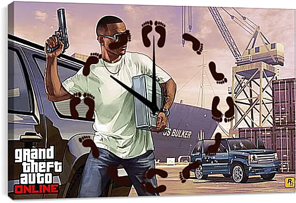 Часы картина - Grand Theft Auto V Часы картина - Grand Theft Auto V