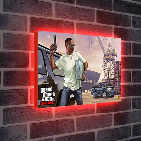 Лайтбокс световая панель - Grand Theft Auto V Лайтбокс световая панель - Grand Theft Auto V