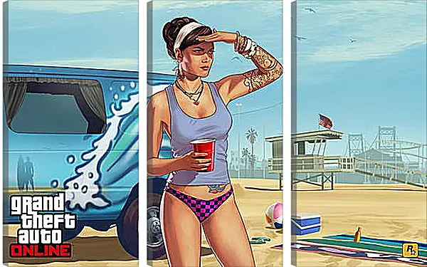 Модульная картина - Grand Theft Auto V Модульная картина - Grand Theft Auto V