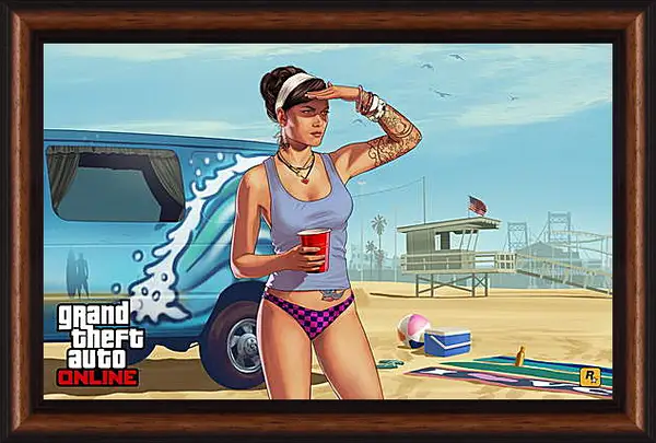 Картина в раме - Grand Theft Auto V Картина в раме - Grand Theft Auto V