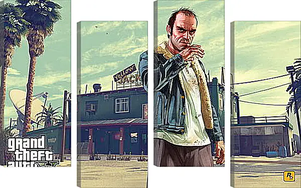 Модульная картина - Grand Theft Auto V Модульная картина - Grand Theft Auto V