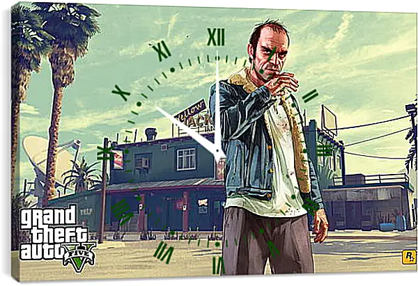 Часы картина - Grand Theft Auto V Часы картина - Grand Theft Auto V