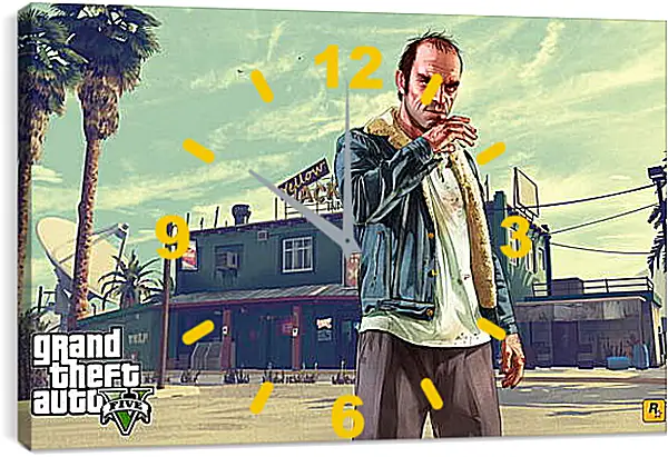 Часы картина - Grand Theft Auto V Часы картина - Grand Theft Auto V