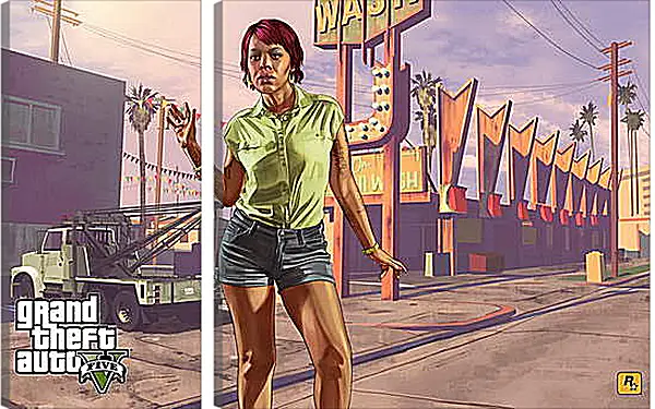 Модульная картина - Grand Theft Auto V Модульная картина - Grand Theft Auto V