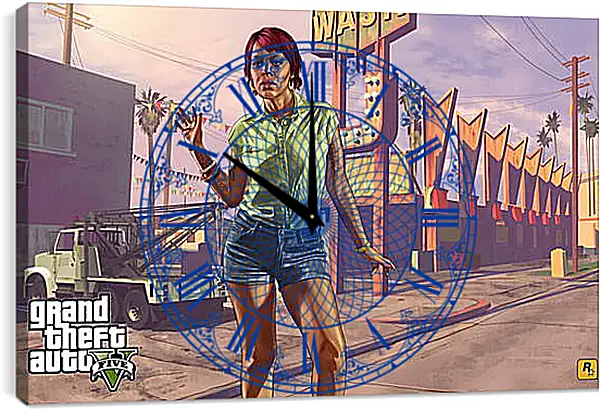 Часы картина - Grand Theft Auto V Часы картина - Grand Theft Auto V