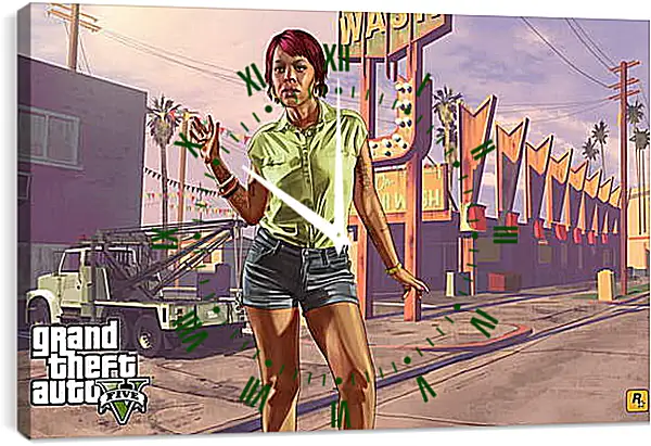 Часы картина - Grand Theft Auto V Часы картина - Grand Theft Auto V