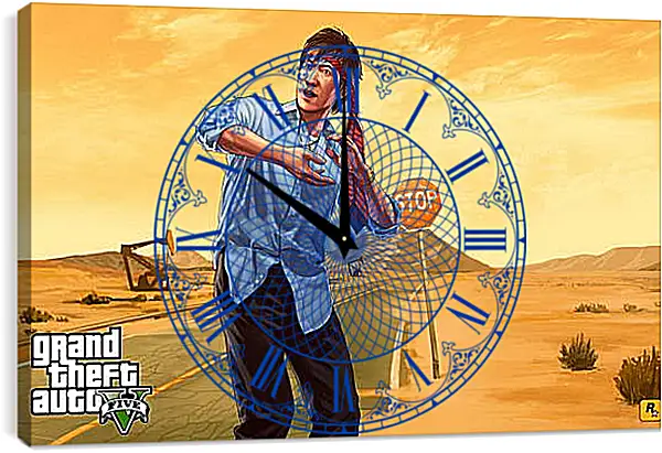 Часы картина - Grand Theft Auto V Часы картина - Grand Theft Auto V