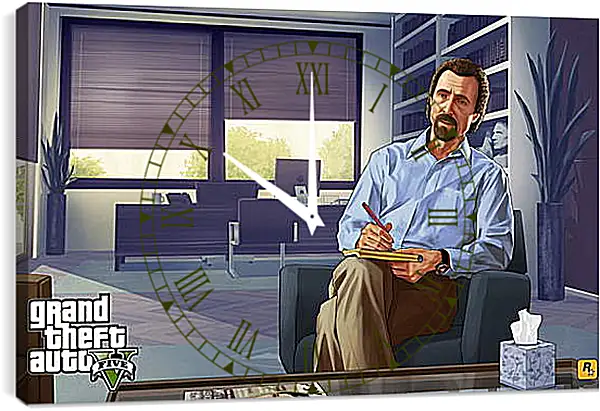 Часы картина - Grand Theft Auto V Часы картина - Grand Theft Auto V