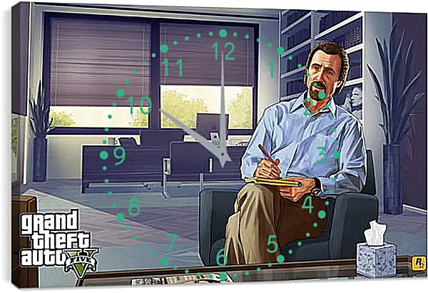 Часы картина - Grand Theft Auto V Часы картина - Grand Theft Auto V