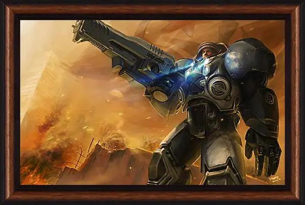 Картина в раме - Starcraft II Картина в раме - Starcraft II