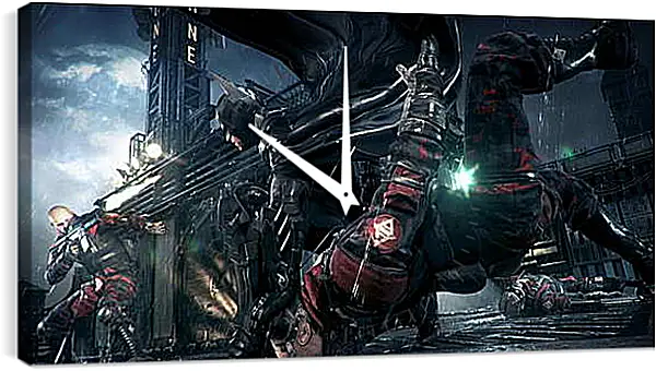 Часы картина - Batman: Arkham Knight Часы картина - Batman: Arkham Knight