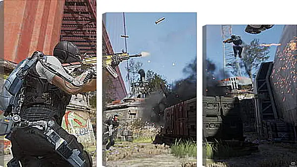 Модульная картина - Call Of Duty: Advanced Warfare Модульная картина - Call Of Duty: Advanced Warfare