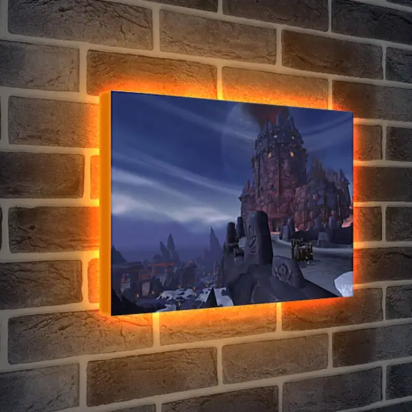 Лайтбокс световая панель - World Of Warcraft: Warlords Of Draenor Лайтбокс световая панель - World Of Warcraft: Warlords Of Draenor