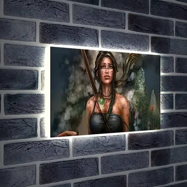 Лайтбокс световая панель - Tomb Raider Лайтбокс световая панель - Tomb Raider