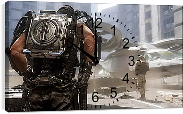 Часы картина - Call Of Duty: Advanced Warfare Часы картина - Call Of Duty: Advanced Warfare