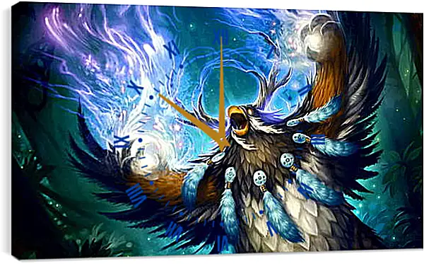 Часы картина - World Of Warcraft Часы картина - World Of Warcraft