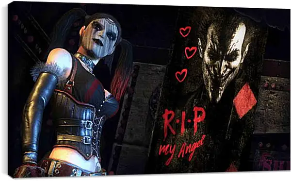 Постер на подрамнике - Batman: Arkham City Постер на подрамнике - Batman: Arkham City