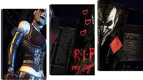 Модульная картина - Batman: Arkham City Модульная картина - Batman: Arkham City