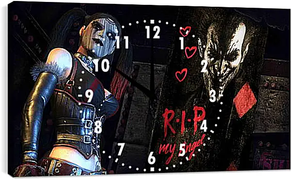 Часы картина - Batman: Arkham City Часы картина - Batman: Arkham City