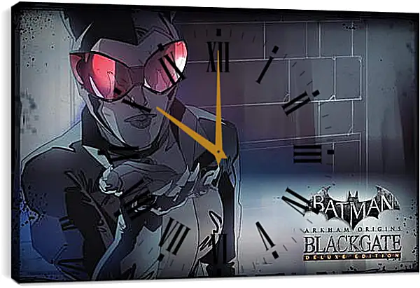 Часы картина - Batman: Arkham Origins Blackgate Часы картина - Batman: Arkham Origins Blackgate