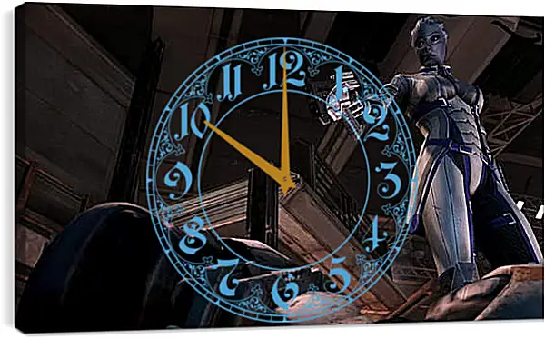 Часы картина - Mass Effect Часы картина - Mass Effect