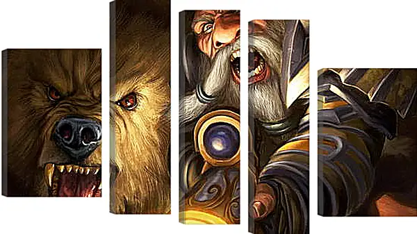Модульная картина - World Of Warcraft Модульная картина - World Of Warcraft